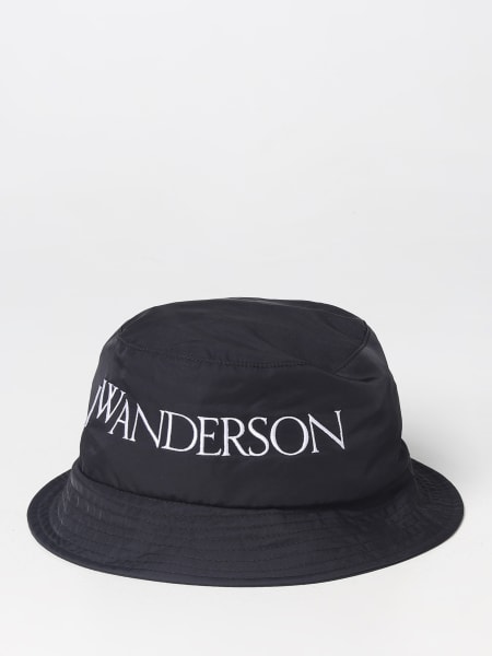 Cappello JW Anderson in nylon con logo ricamato