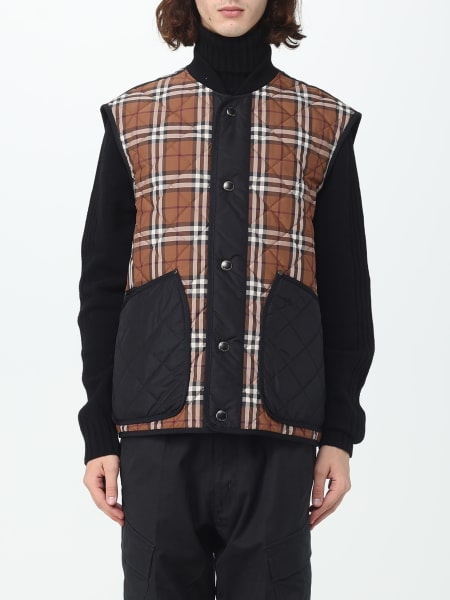 Burberry vest in quilted nylon with Check pattern