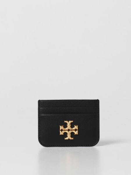 Portacarte di credito Eleanor Tory Burch in pelle liscia