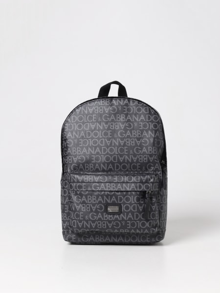 Dolce & Gabbana backpack in synthetic leather with all-over logo