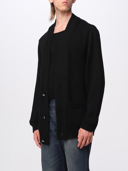 BALMAIN: sweater for man - Black | Balmain sweater BH1KM000KC88 online ...