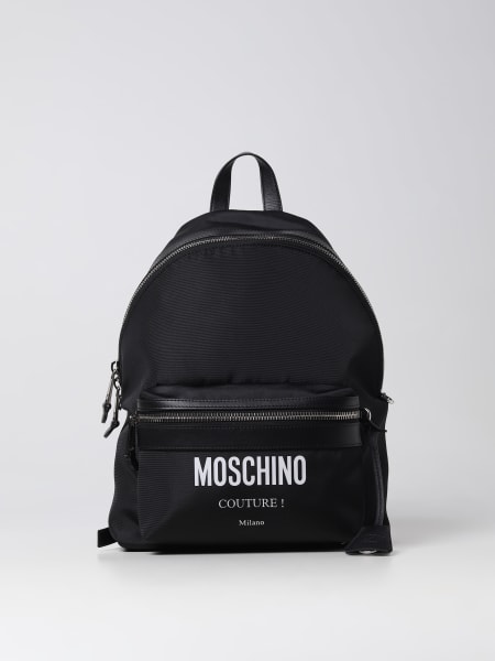 Zaini Moschino: Zaino Moschino Couture in nylon con logo stampato