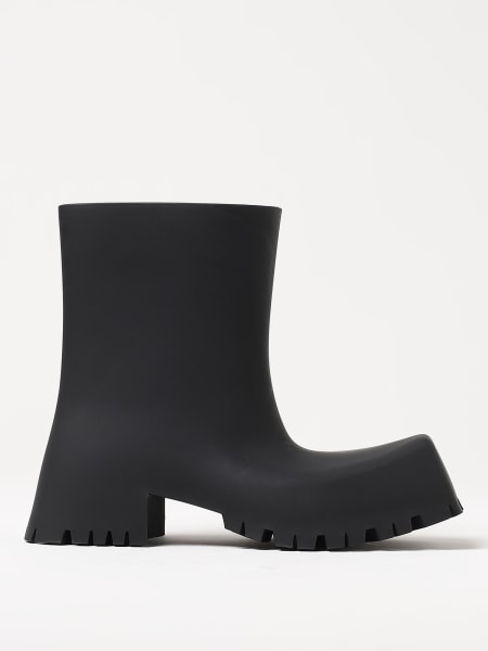 BALENCIAGA Trooper ankle boots in rubber Black Balenciaga