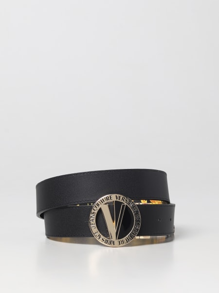 Versace Jeans Couture reversible belt in printed leather