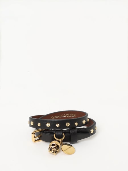 Alexander McQueen bracelet in smooth leather