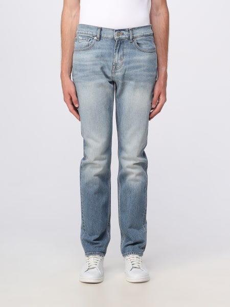 Jeans slim fit uomo: Jeans Slimmy Wander 7 For All Mankind in denim