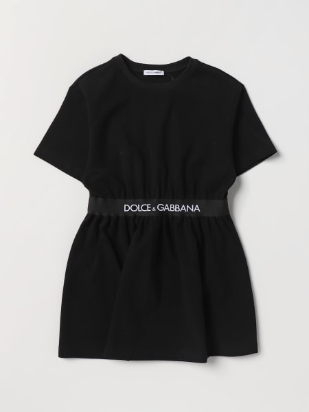 Abito Dolce & Gabbana in cotone stretch con elastico logato