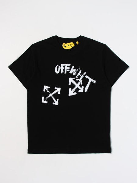 오프 화이트 아동: 티셔츠 남아 Off-white