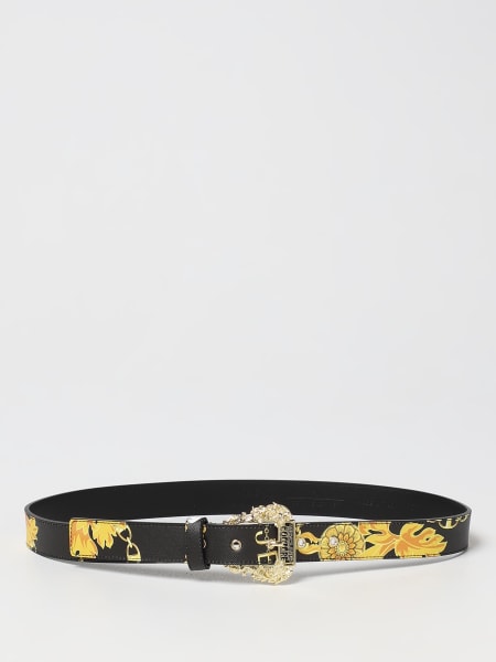 Cintura Baroque Versace Jeans Couture in pelle sintetica saffiano
