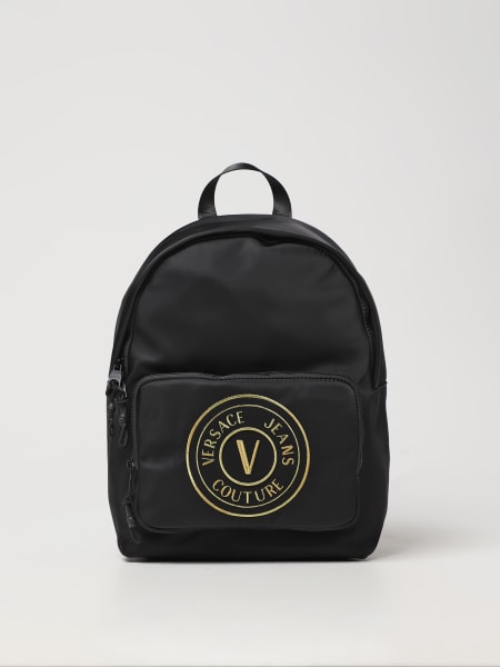 Versace Jeans Couture backpack in nylon with embroidered logo