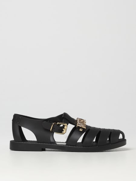 Sandalo Moschino Couture in gomma opaca
