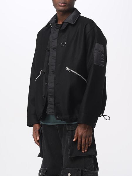 jacket for man - Black | Sacai jacket 2303115M online at GIGLIO.COM