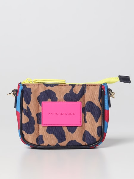 Borsa Little Marc Jacobs in mesh con stampa animalier all over