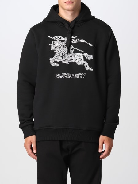 Burberry cotton sweatshirt with embroidery