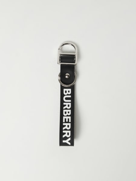 Burberry silicone keychain with contrasting logo
