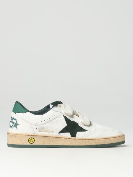 Golden Goose Ball Star sneakers in used grained nappa leather