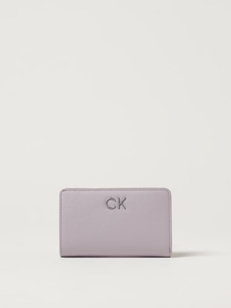 Portafoglio Calvin Klein in pelle sintetica a grana naturale