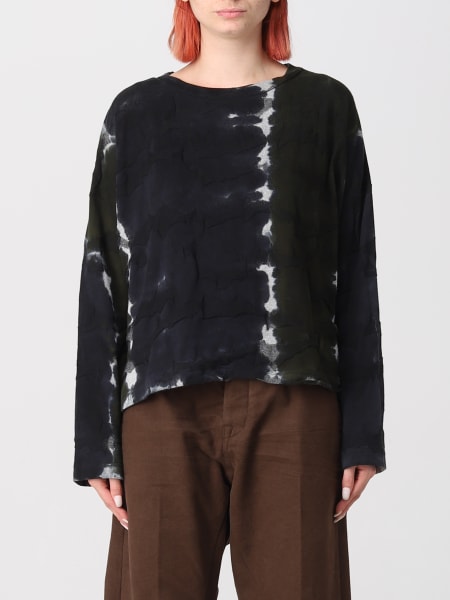 Yohji Yamamoto donna: T-shirt Yohji Yamamoto in cotone tie-dye