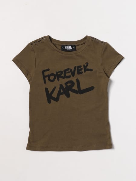 Karl Lagerfeld niños: Camisetas niña Karl Lagerfeld Kids
