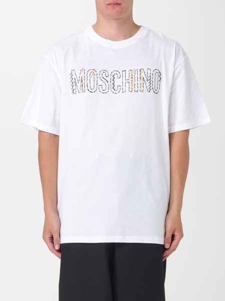 T-shirt Moschino Couture in cotone con ricamo logo
