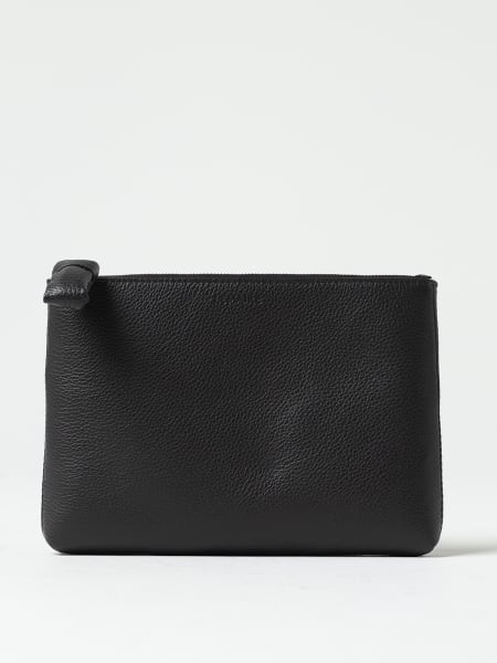 Clutch Lemaire in pelle a grana