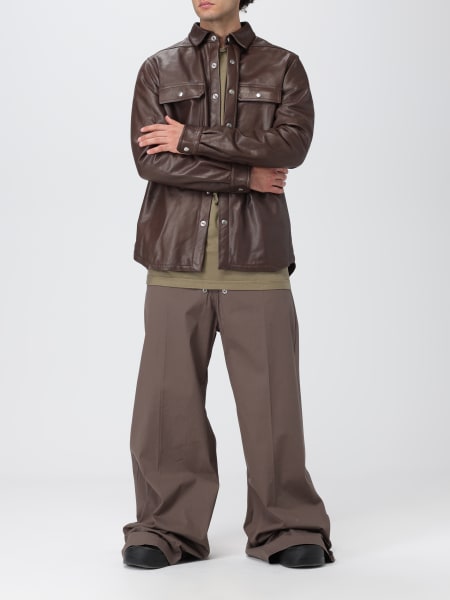 RICK OWENS: pants for man - Rust | Rick Owens pants RU02C7366TE