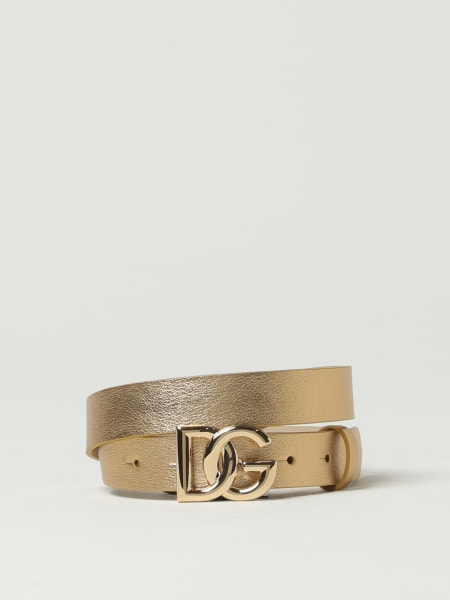 Dolce & Gabbana belt in grained laminated leather