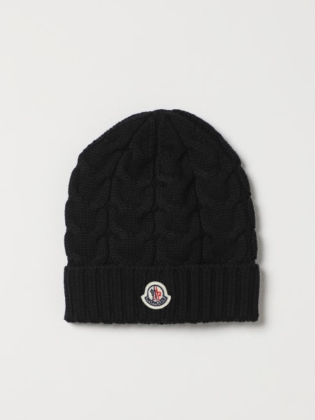 Moncler hat in wool with patch