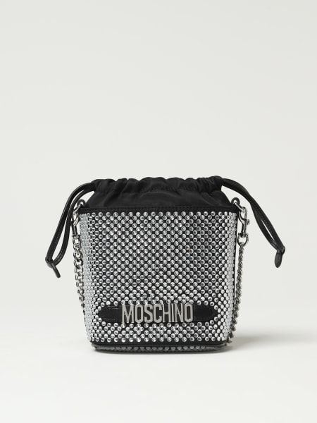 Women's Moschino: Moschino Couture nylon bag with rhinestones
