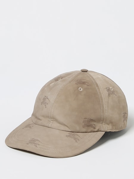 Cappello Burberry in nylon con logo stampato all over