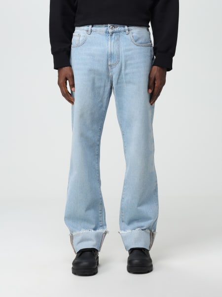 Abbigliamento GCDS uomo: Jeans Gcds in denim logato