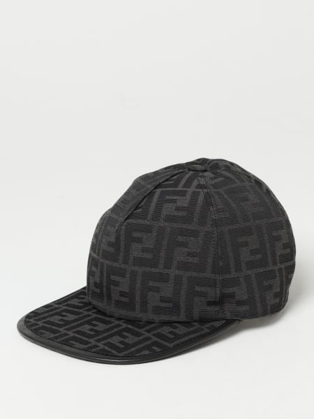 Fendi fabric hat with FF jacquard monogram