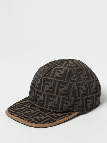 Fendi fabric hat with FF jacquard monogram