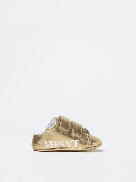 Versace Young sneakers in metallic leather