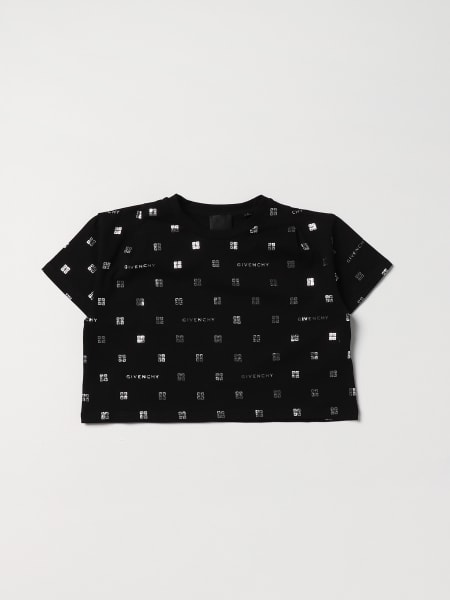 T-shirt Givenchy in cotone stretch con monogram 4G e logo
