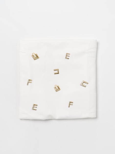 Copertina Elisabetta Franchi in cotone con monogram ricamato