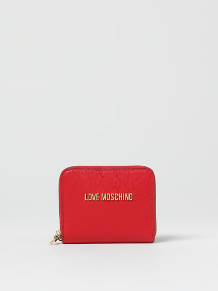 LOVE MOSCHINO: wallet for woman - Red | Love Moschino wallet