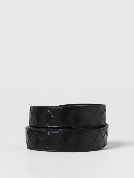 Cintura Bottega Veneta in pelle intrecciata con chiusura a strappo Velcro® Brand