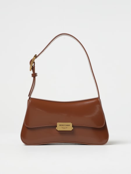Women's Emporio Armani: Emporio Armani bag in brushed synthetic leather