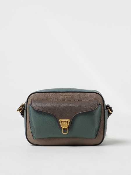 Coccinelle Beige Rendez-Vous Double Zip Camera Bag at FORZIERI