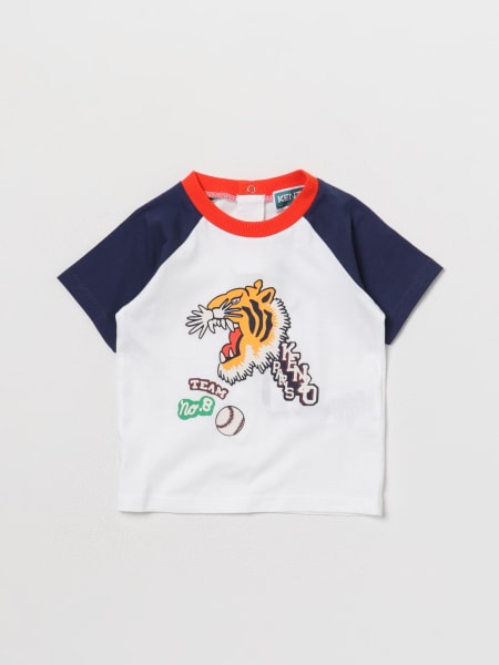 T-shirt Kenzo Kids con stampa tigre