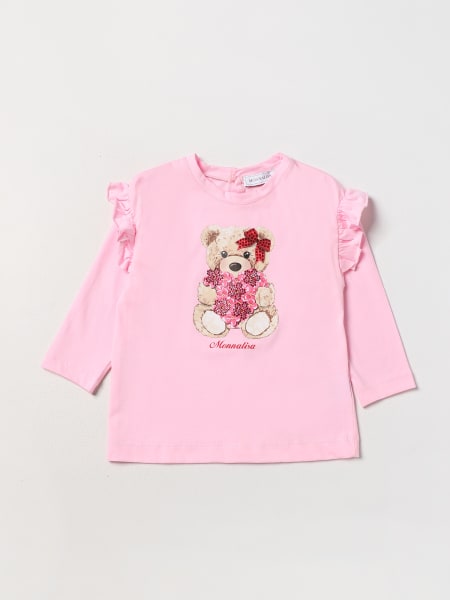 T-shirt bambina Monnalisa online Autunno Inverno 2023-24 - Nuova