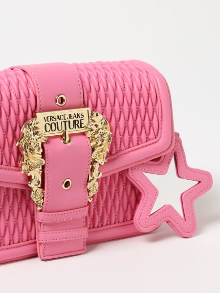 VERSACE JEANS COUTURE: bag in synthetic saffiano leather - Pink  Versace  Jeans Couture crossbody bags 71VA4BL171879 online at