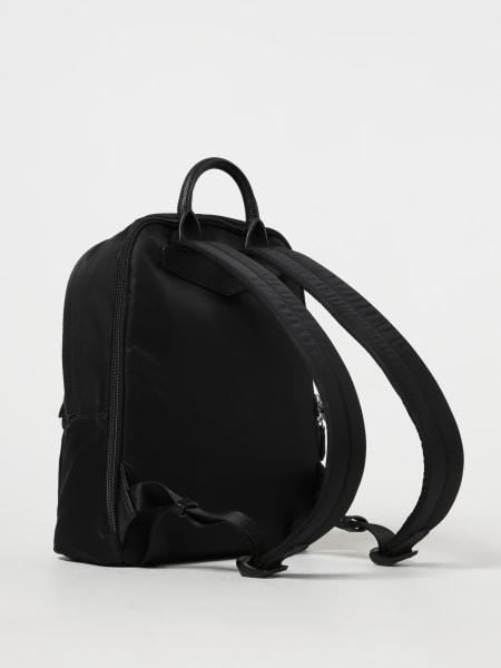 Armani Sustainability Values backpack in recycled nylon with all