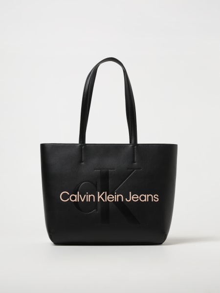 Borsa Calvin Klein in pelle sintetica con logo