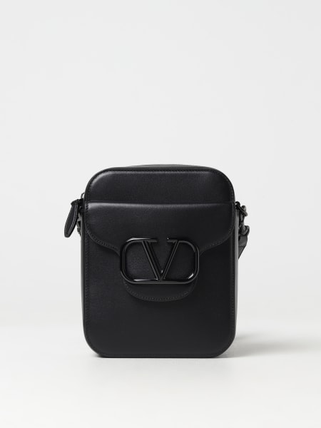 Small VLTN Leather Crossbody Bag
