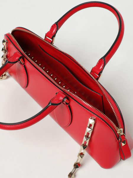 VALENTINO GARAVANI: Rockstud East-West bag - Red  Valentino Garavani  handbag 3W0B0M73PLX online at