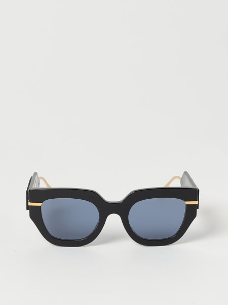 Fendi Women's Cat Eye Sunglasses, Black/Dark Grey  