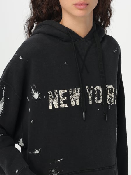 R13 Black 'New York' Hoodie