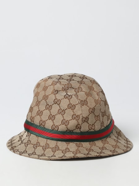Gucci hat in fabric with GG jacquard monogram